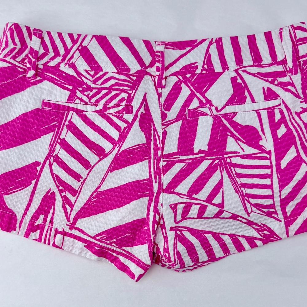 Lilly Pulitzer The Walsh Shorts in Capri Pink Yacht Sea Size 4 - Picture 3 of 6